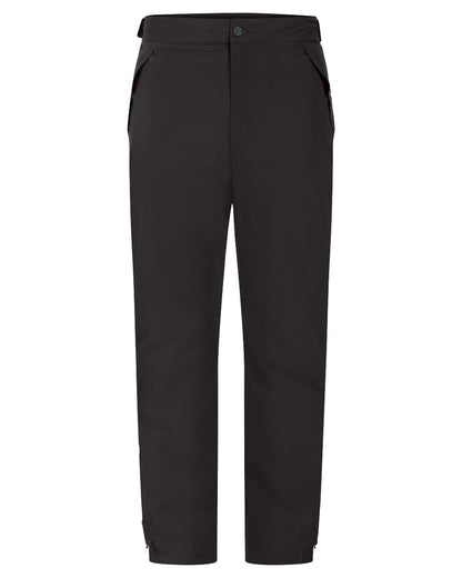 Black coloured Didriksons Mens Jesper Pants on white background 
