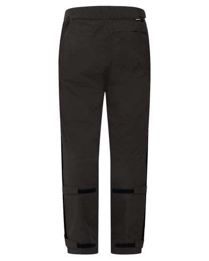 Black coloured Didriksons Mens Jesper Pants on white background 
