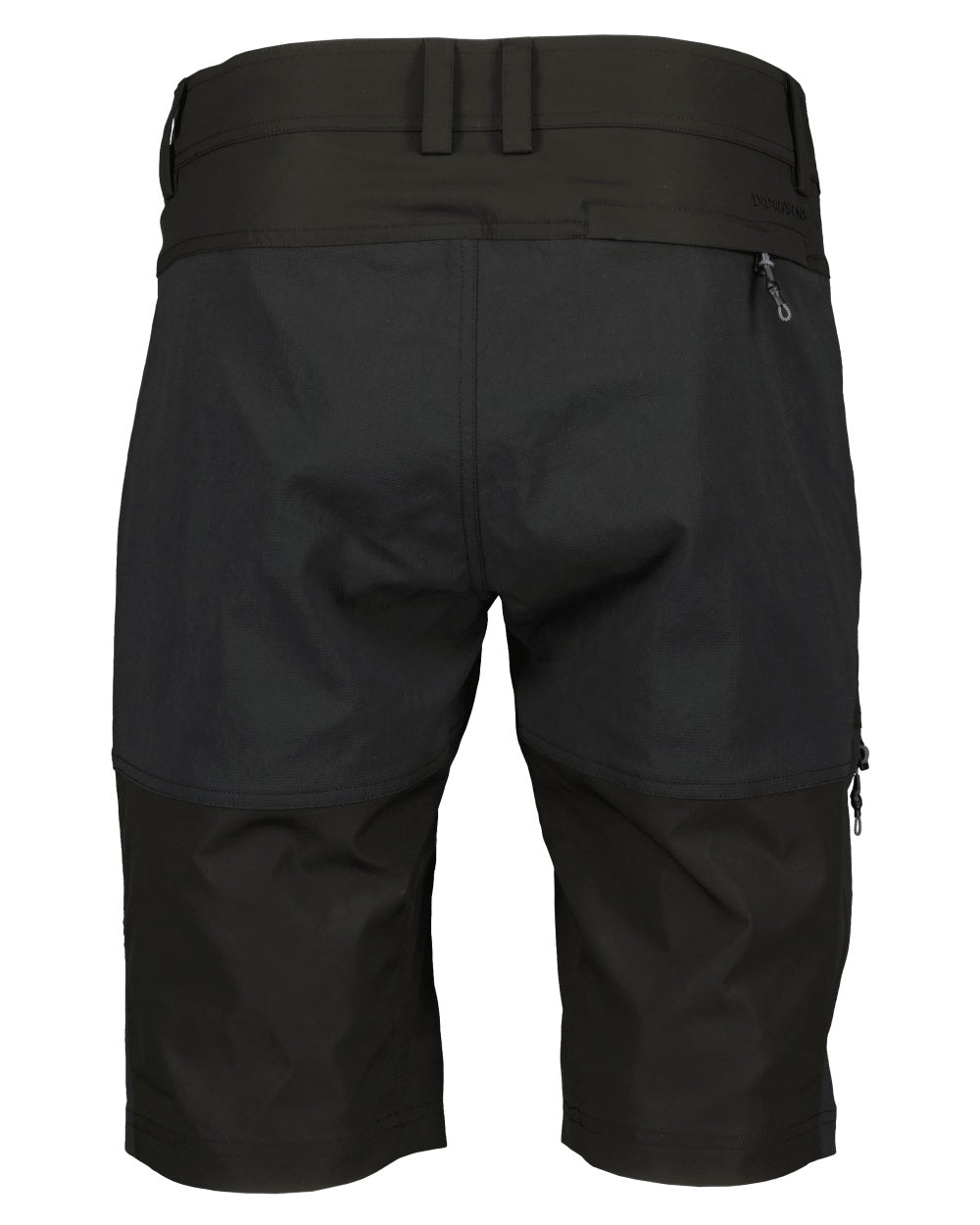 Black coloured Didriksons Mens Kallax Shorts on white background 