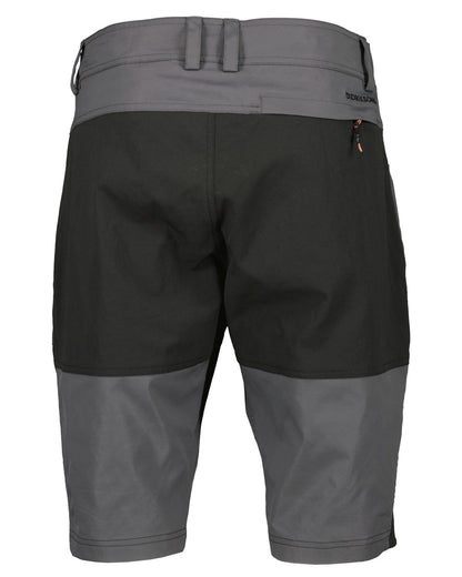 Coal Black coloured Didriksons Mens Kallax Shorts on white background 