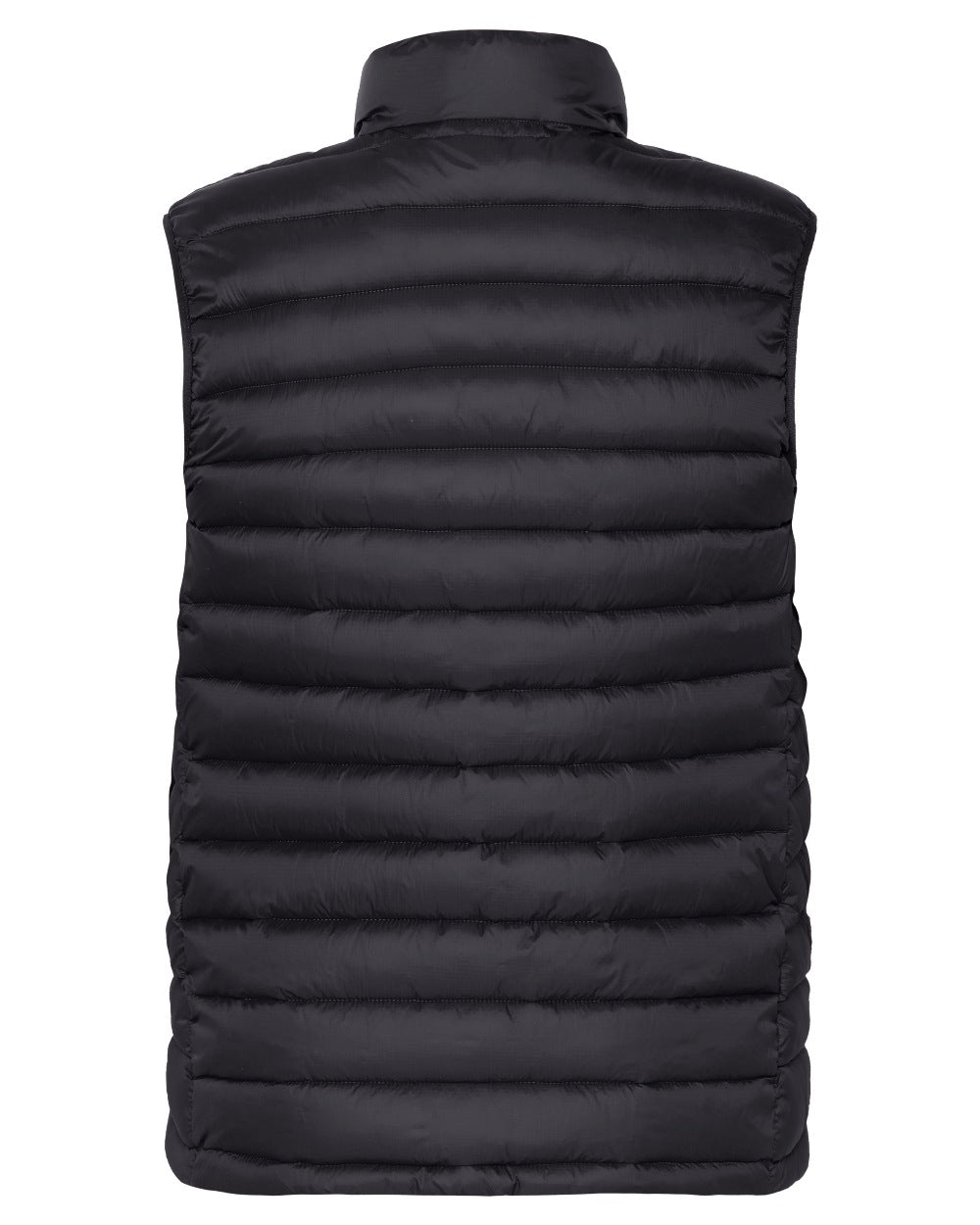 Black coloured Didriksons Mens Marino Vest on white background 
