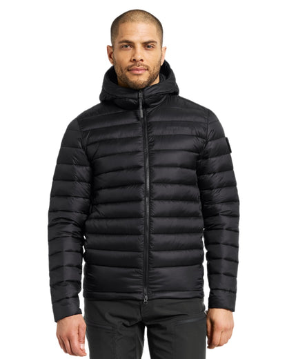 Black coloured Didriksons Mens Mauro Jacket on white background 