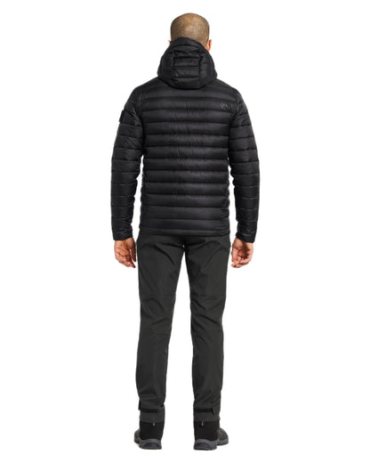 Black coloured Didriksons Mens Mauro Jacket on white background 