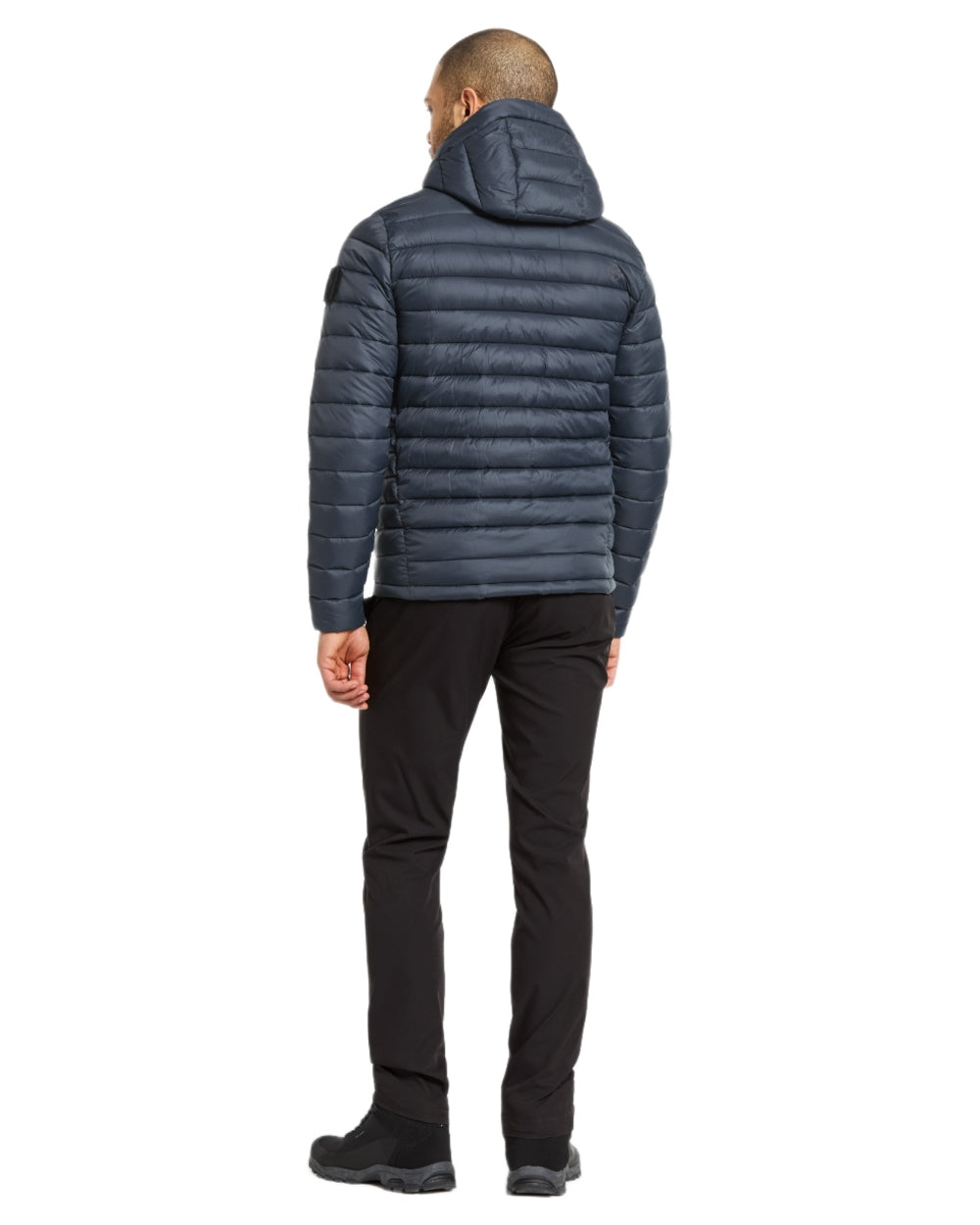 Sleepy Blue coloured Didriksons Mens Mauro Jacket on white background 