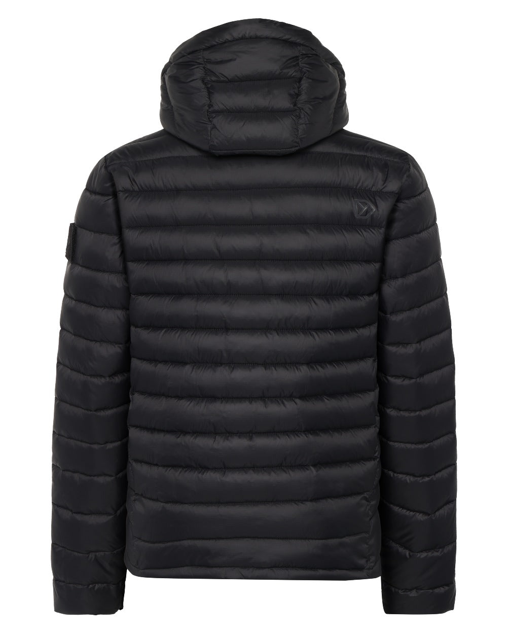 Black coloured Didriksons Mens Mauro Jacket on white background 