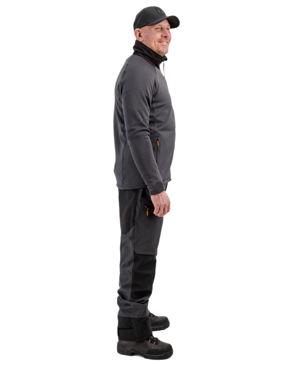 Coal Black coloured Didriksons Mens Mistral Jacket on white background 