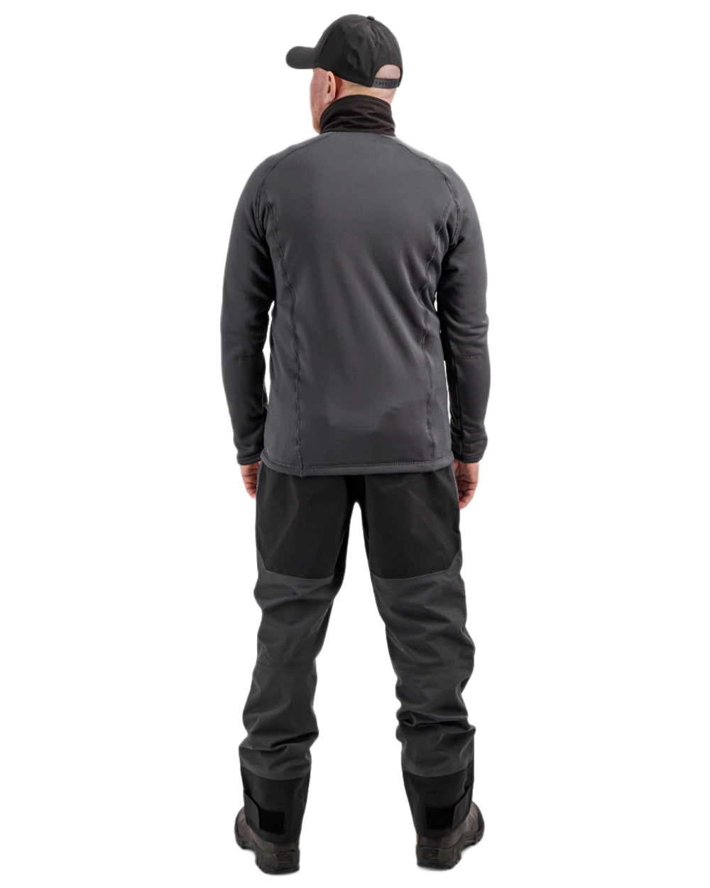 Coal Black coloured Didriksons Mens Mistral Jacket on white background 