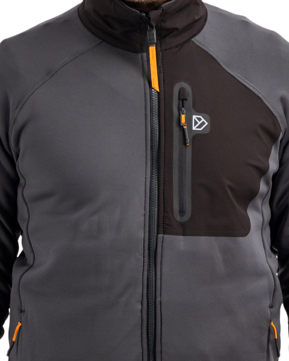 Coal Black coloured Didriksons Mens Mistral Jacket on white background 