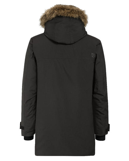 Black coloured Roamers Mens Rick Usx Parka on white background 