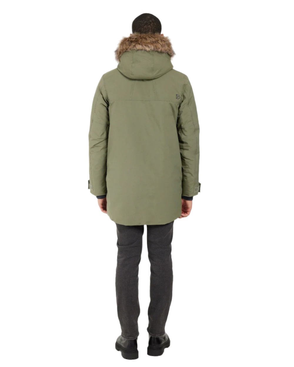 Deep Green coloured Roamers Mens Rick Usx Parka on white background 