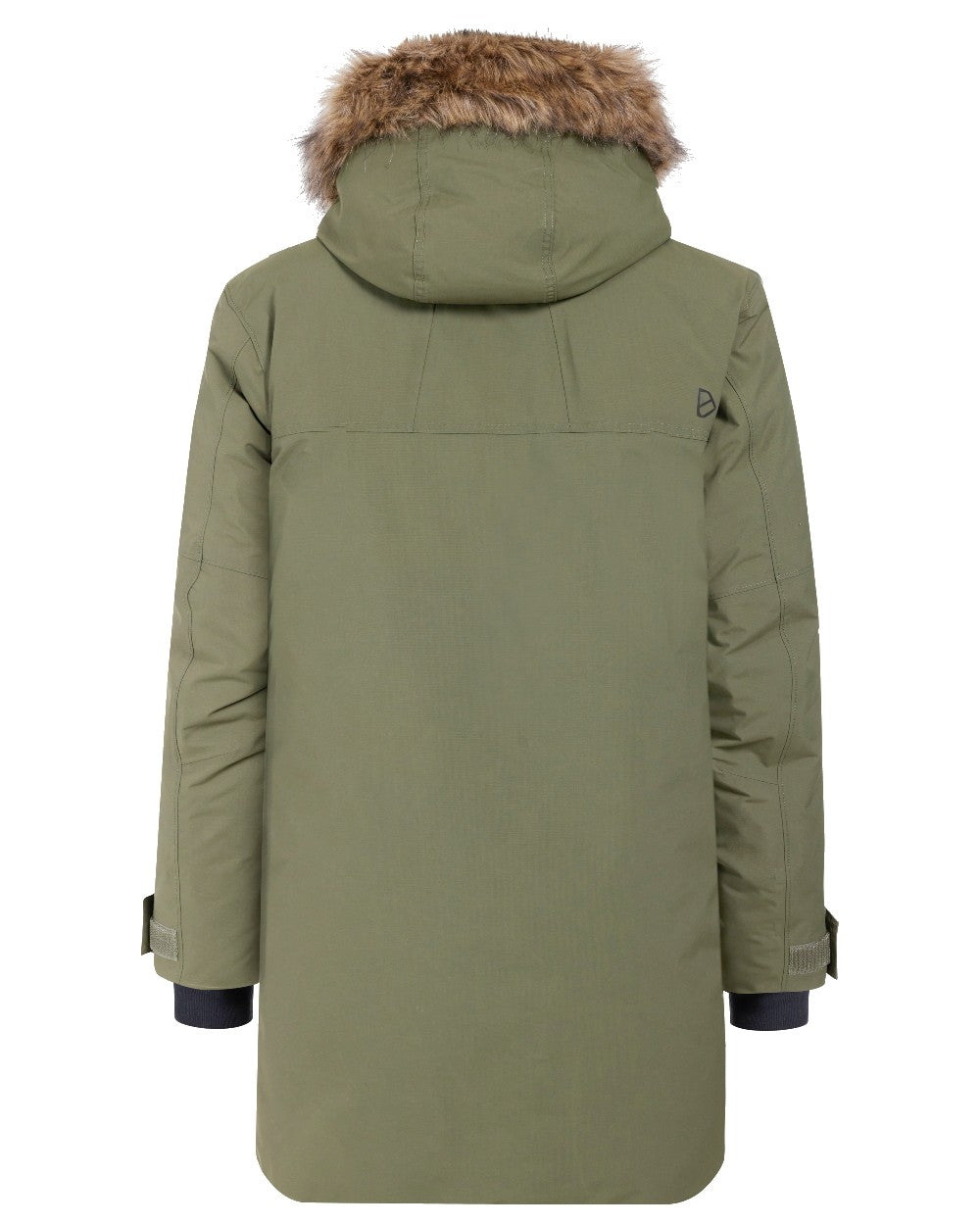 Deep Green coloured Roamers Mens Rick Usx Parka on white background 