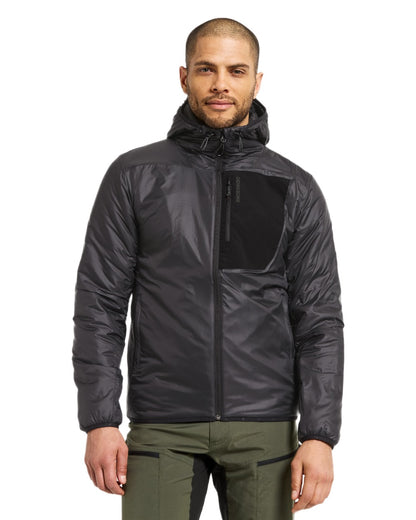 Black coloured Didriksons Mens Sander Jacket on white background 