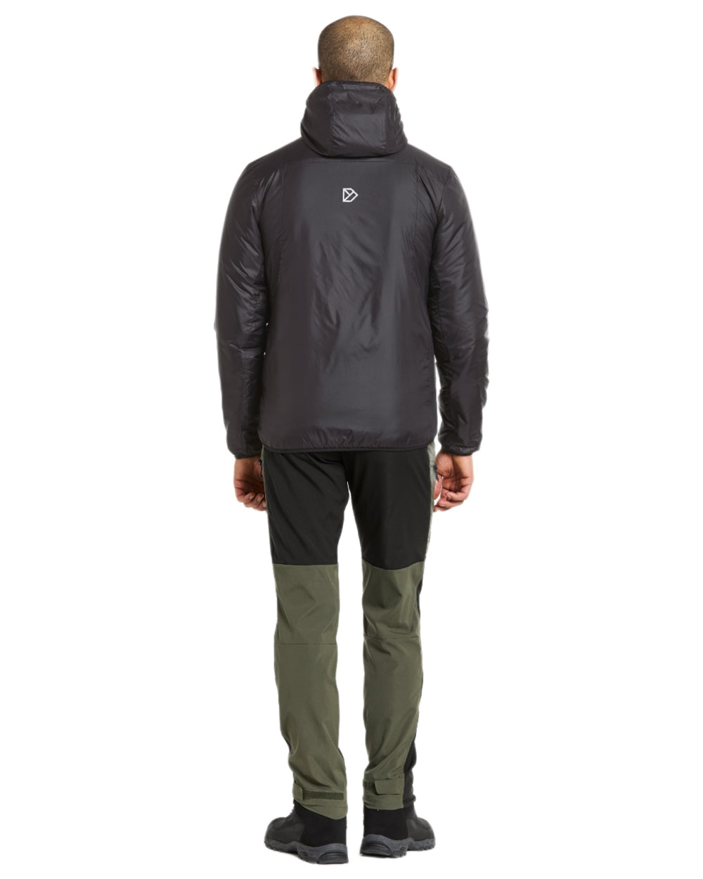 Black coloured Didriksons Mens Sander Jacket on white background 