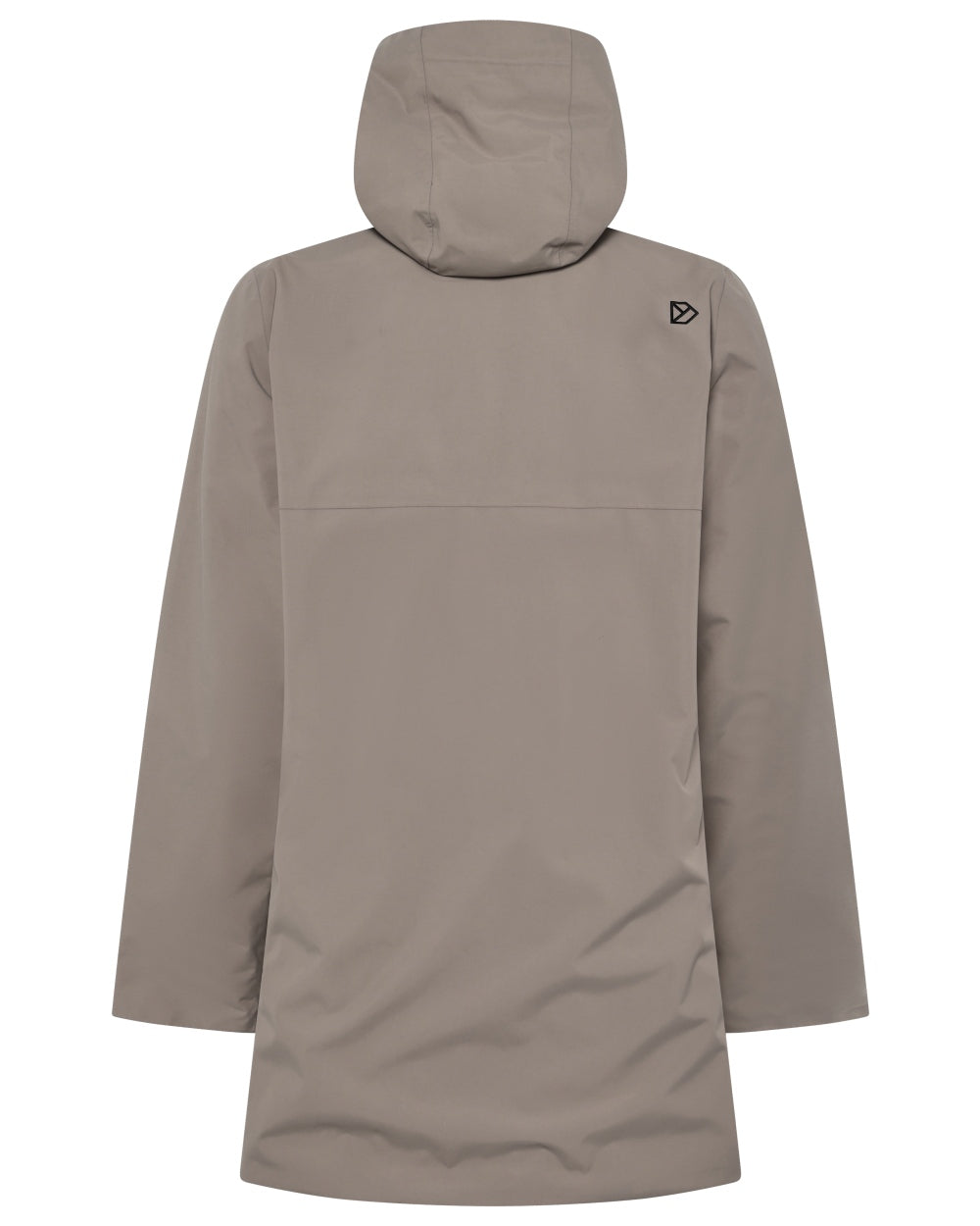 Ash Brown coloured Didriksons Mens Soren Parka on white background 