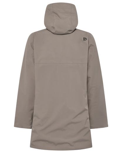 Ash Brown coloured Didriksons Mens Soren Parka on white background 