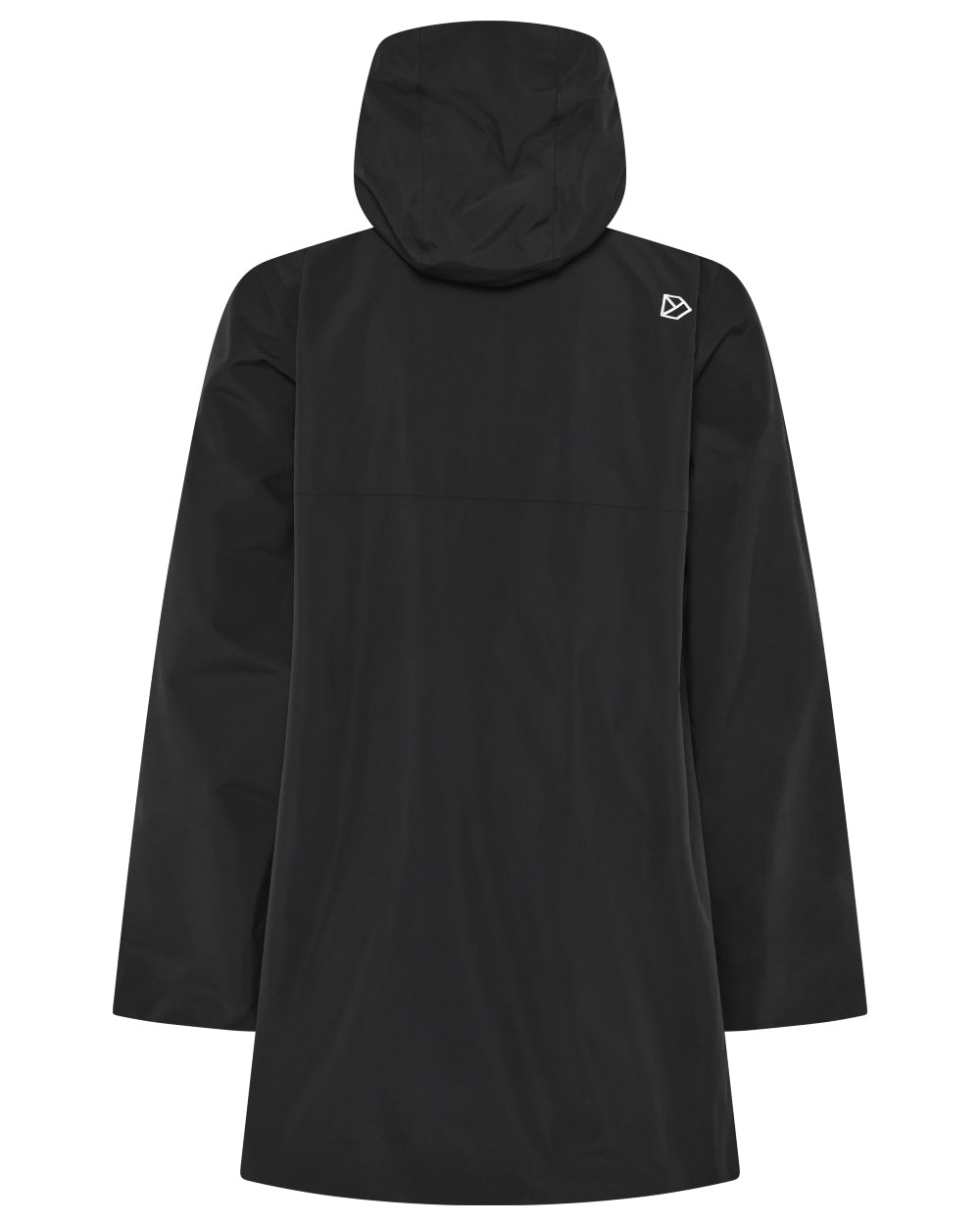 Black coloured Didriksons Mens Soren Parka on white background 
