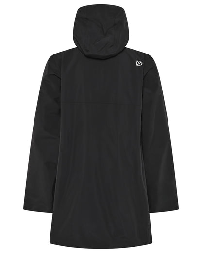 Black coloured Didriksons Mens Soren Parka on white background 