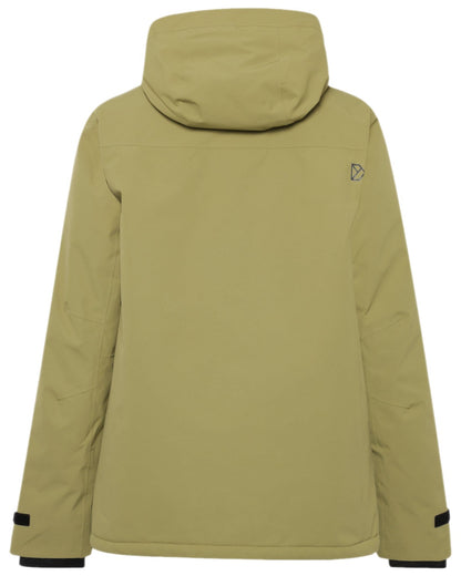 Olive Green Coloured Didriksons Mens Stefan Jacket on white background 