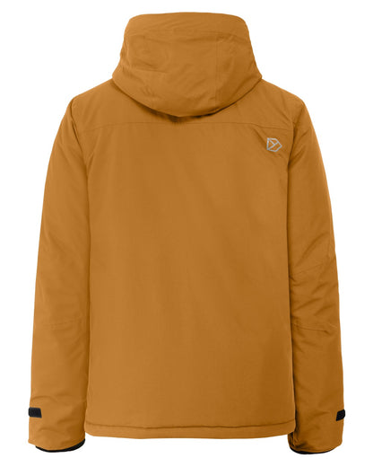 Spice Brown Coloured Didriksons Mens Stefan Jacket on white background 