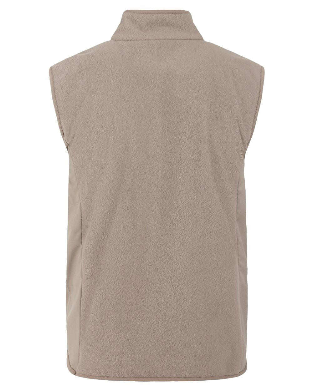 Ash Brown coloured Didriksons Mens Tino Vest on white background 