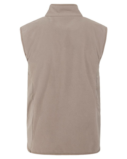 Ash Brown coloured Didriksons Mens Tino Vest on white background 