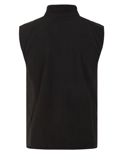 Black coloured Didriksons Mens Tino Vest on white background 