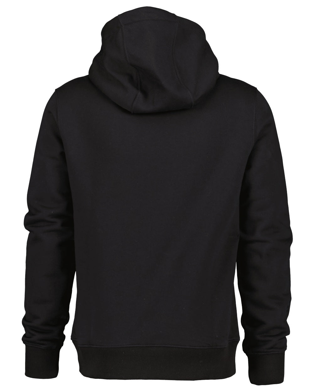 Black coloured Didriksons Mens Ven Hoodies on white background 