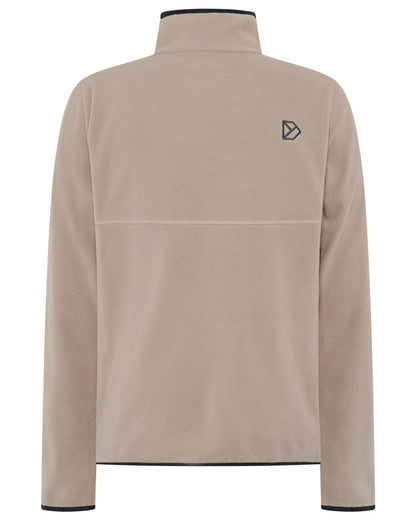 Beach Beige coloured Didriksons Mens Vito Full Zip Fleece on white background 
