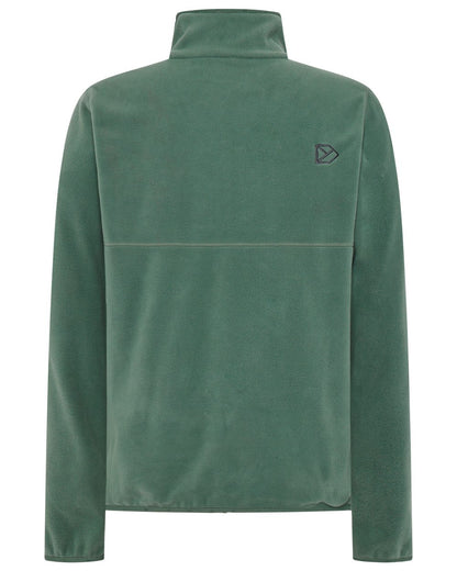 Dark Moss coloured Didriksons Mens Vito Full Zip Fleece on white background 