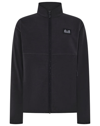 Graphite coloured Didriksons Mens Vito Full Zip Fleece on white background 