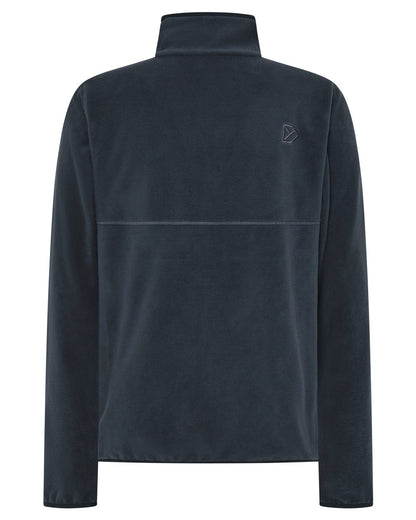 Sleepy Blue coloured Didriksons Mens Vito Full Zip Fleece on white background 