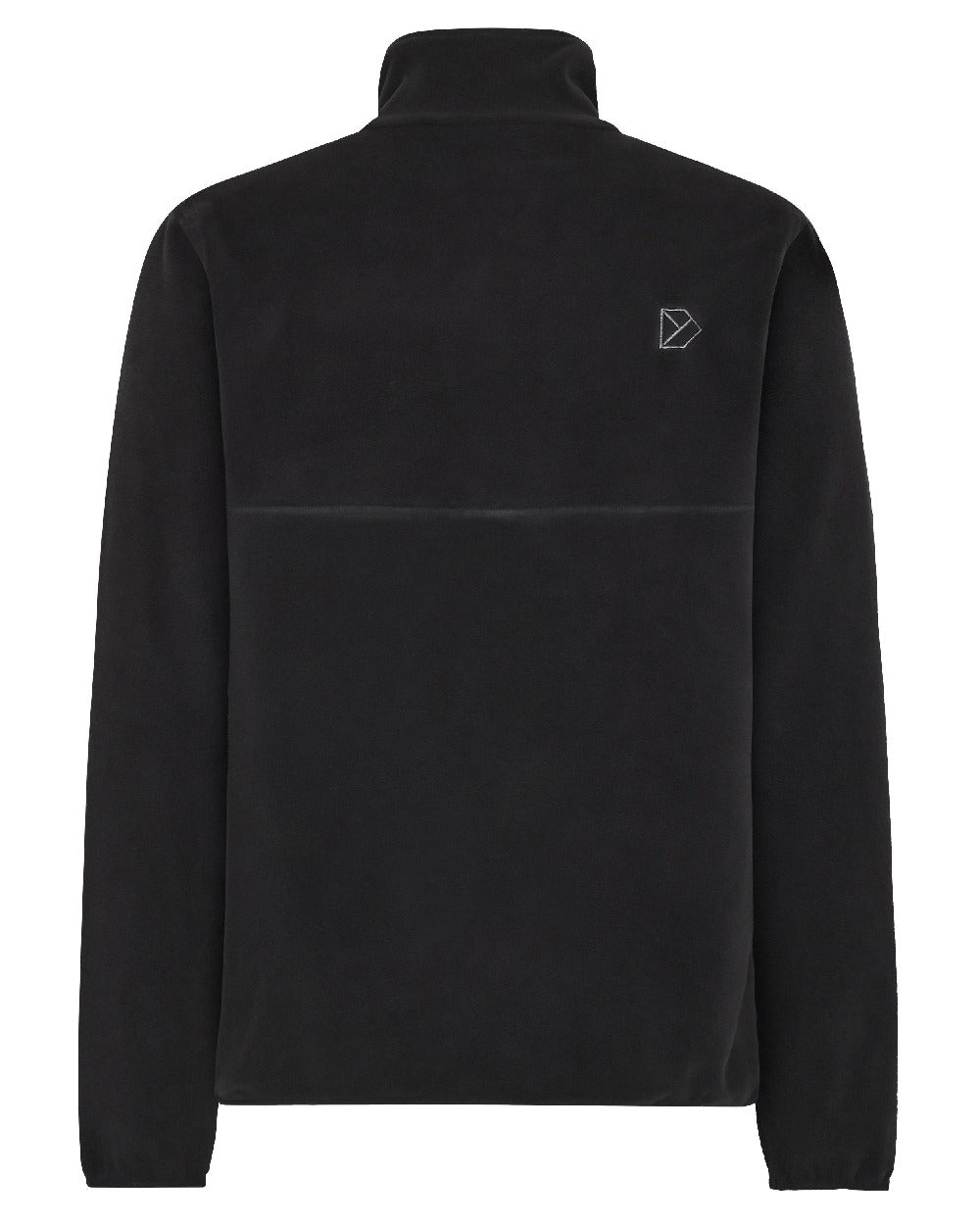 Black coloured Didriksons Mens Vito USX Half Zip Sweater on white background 