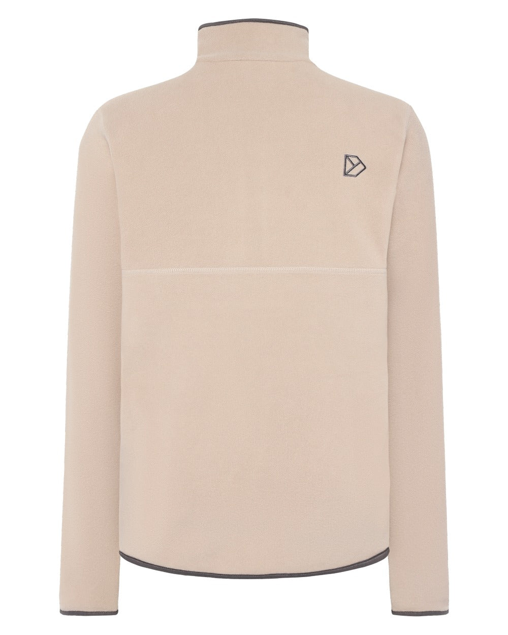 Beach Biege coloured Didriksons Mens Vito USX Half Zip Sweater on white background 
