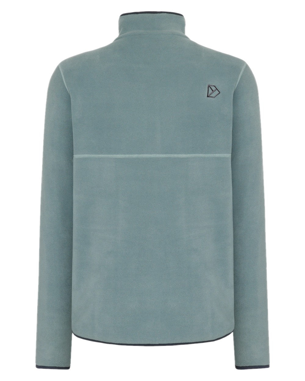 Factory Blue coloured Didriksons Mens Vito USX Half Zip Sweater on white background 
