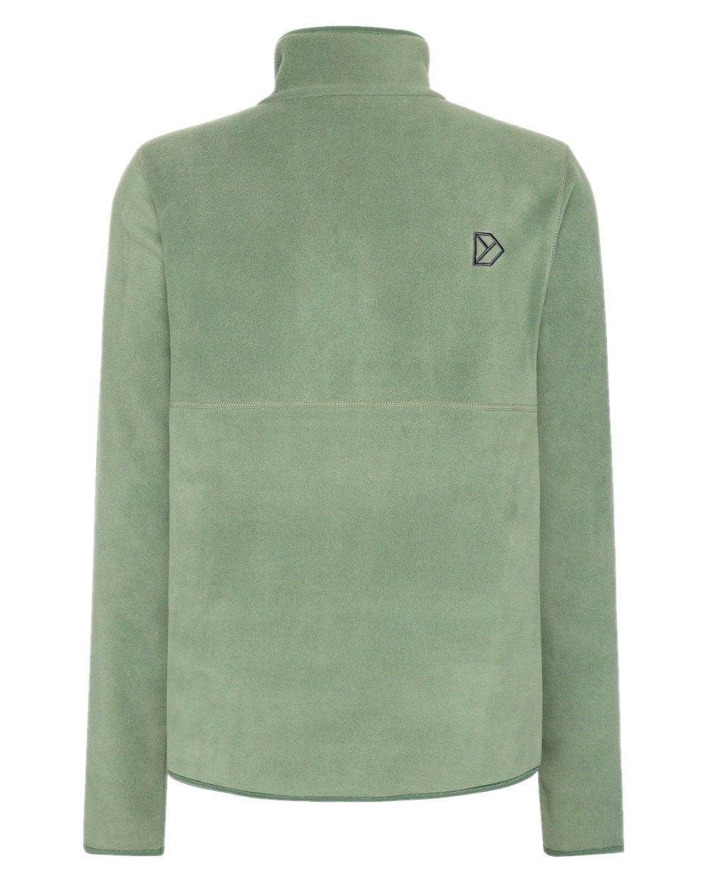 Light Moss coloured Didriksons Mens Vito USX Half Zip Sweater on white background 