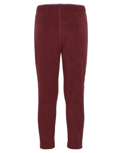 Anemon Red coloured Didriksons Monte Kids Pants on white background 