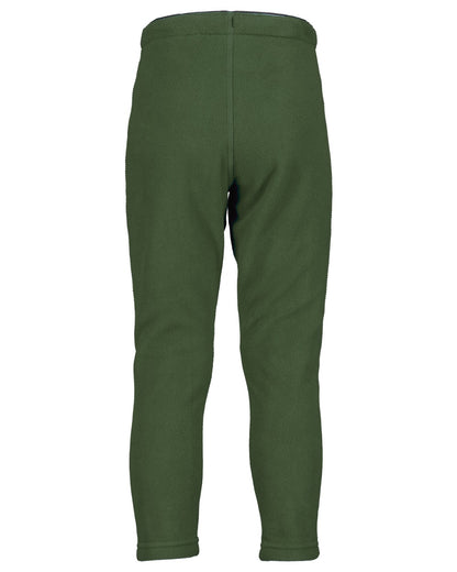 Pine Green coloured Didriksons Monte Kids Pants on white background 