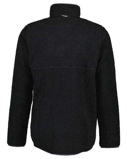 Black coloured Didriksons Phoenix Half Zip Sweater on white background 