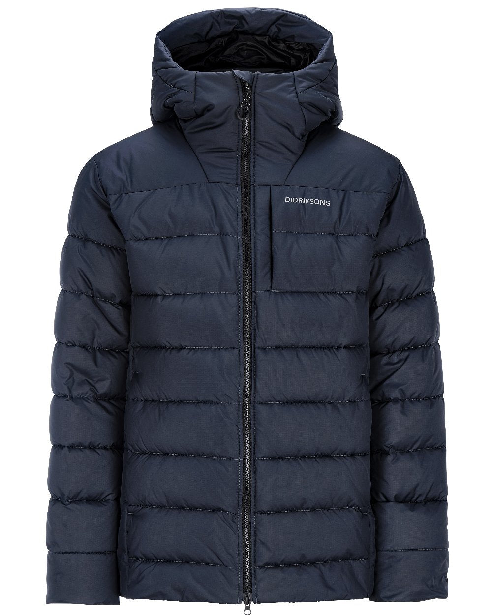 Sleepy Blue coloured Didriksons Pictor Mens Jacket on white background 