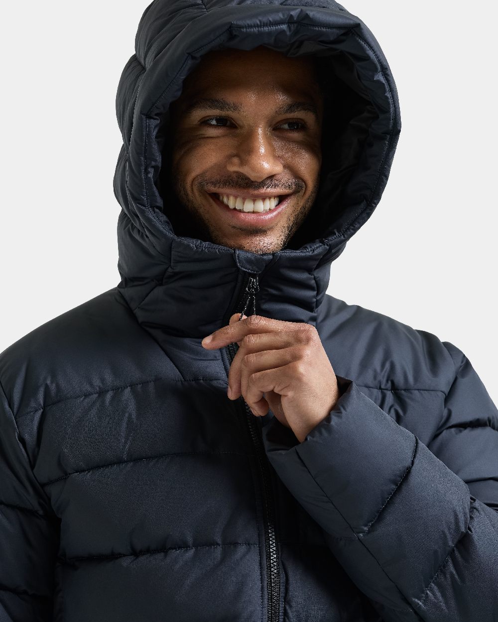 Sleepy Blue coloured Didriksons Pictor Mens Jacket on white background 
