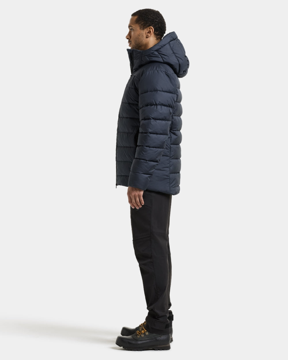 Sleepy Blue coloured Didriksons Pictor Mens Jacket on white background 