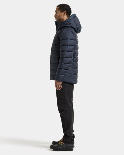 Sleepy Blue coloured Didriksons Pictor Mens Jacket on white background 