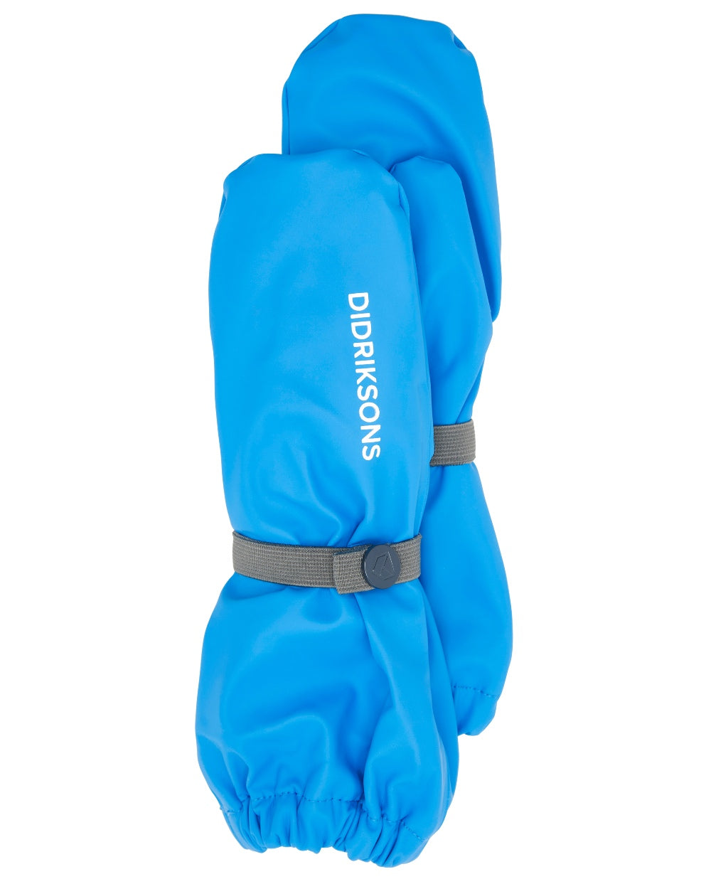 Sharp Blue coloured Didriksons Pileglove Kids Galon on white background 