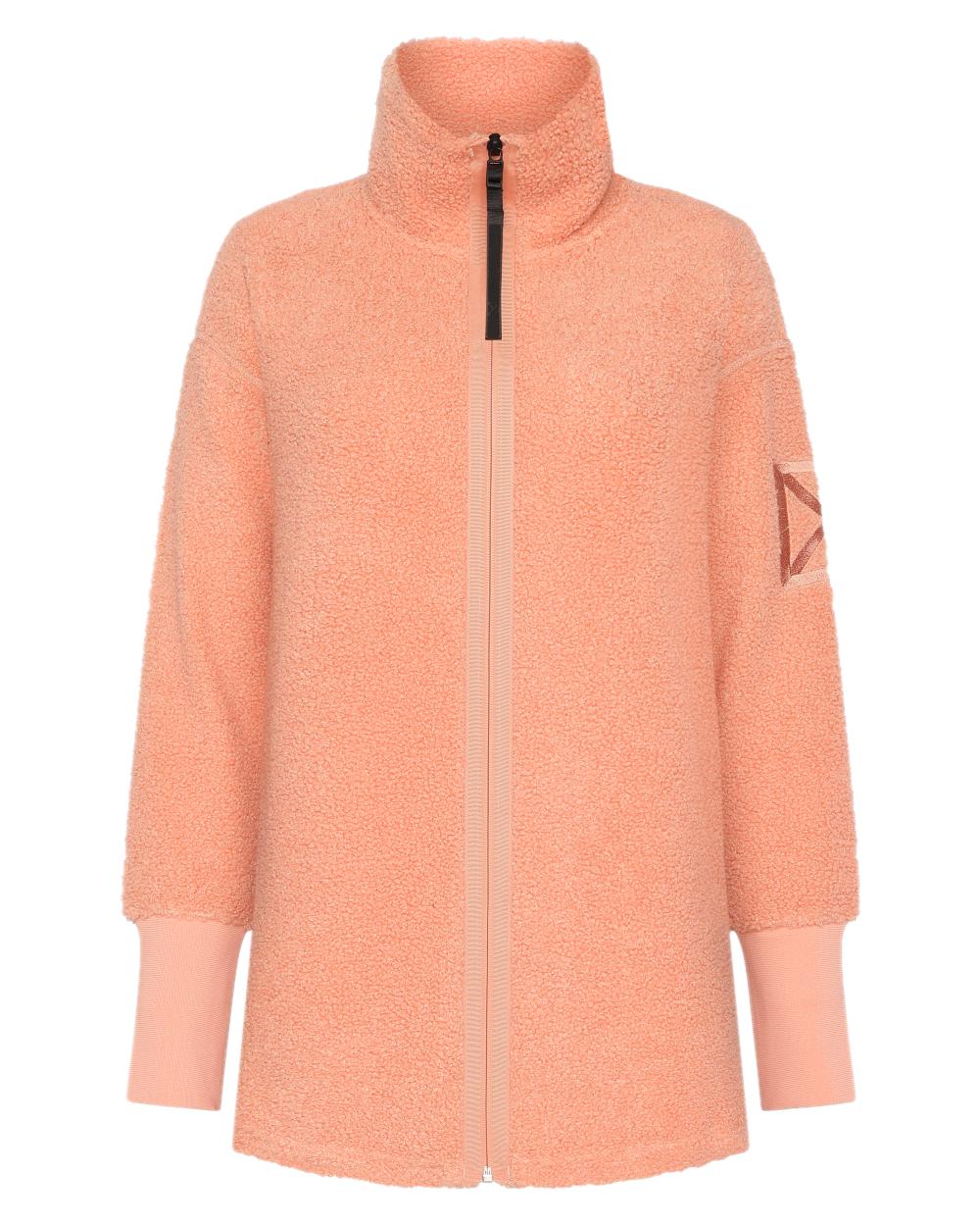 Clay Pink coloured Didriksons Full-Zip Jacket on white background 