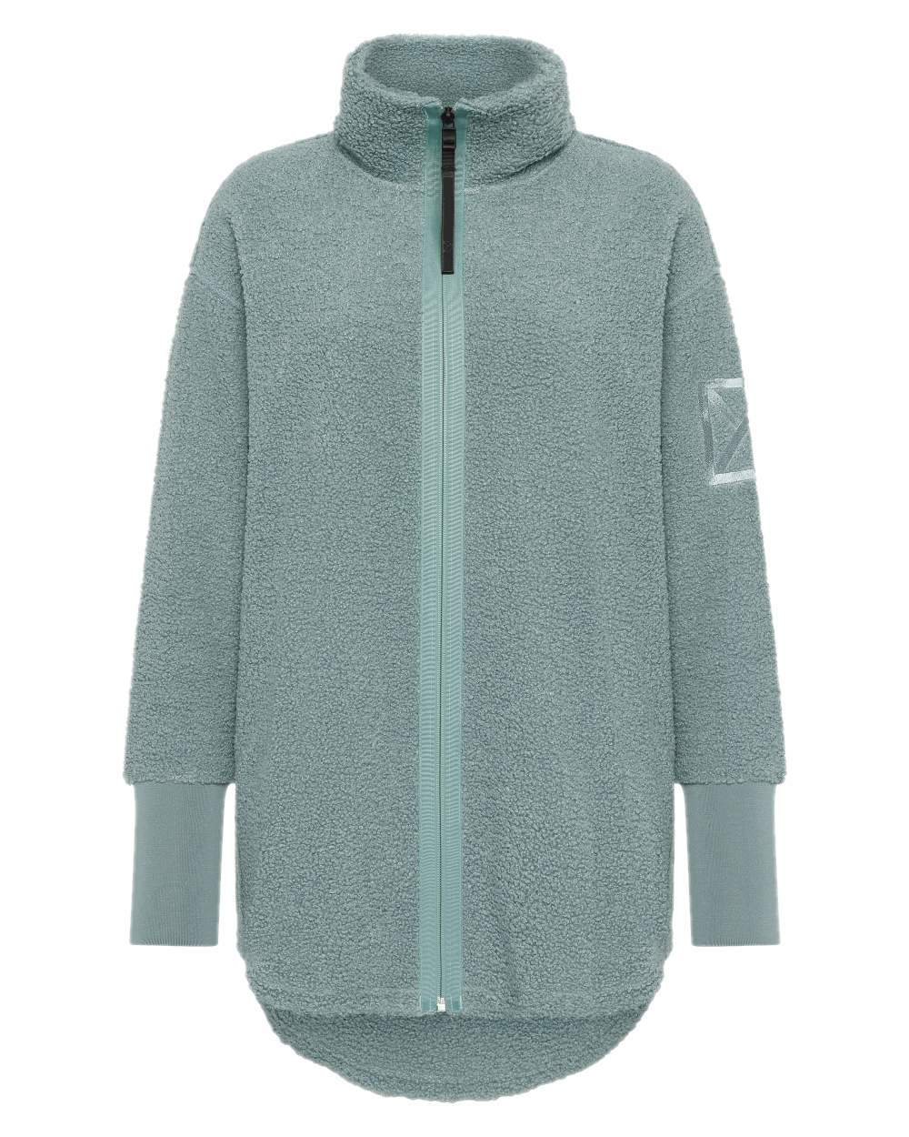 Factory Blue coloured Didriksons Full-Zip Jacket on white background 