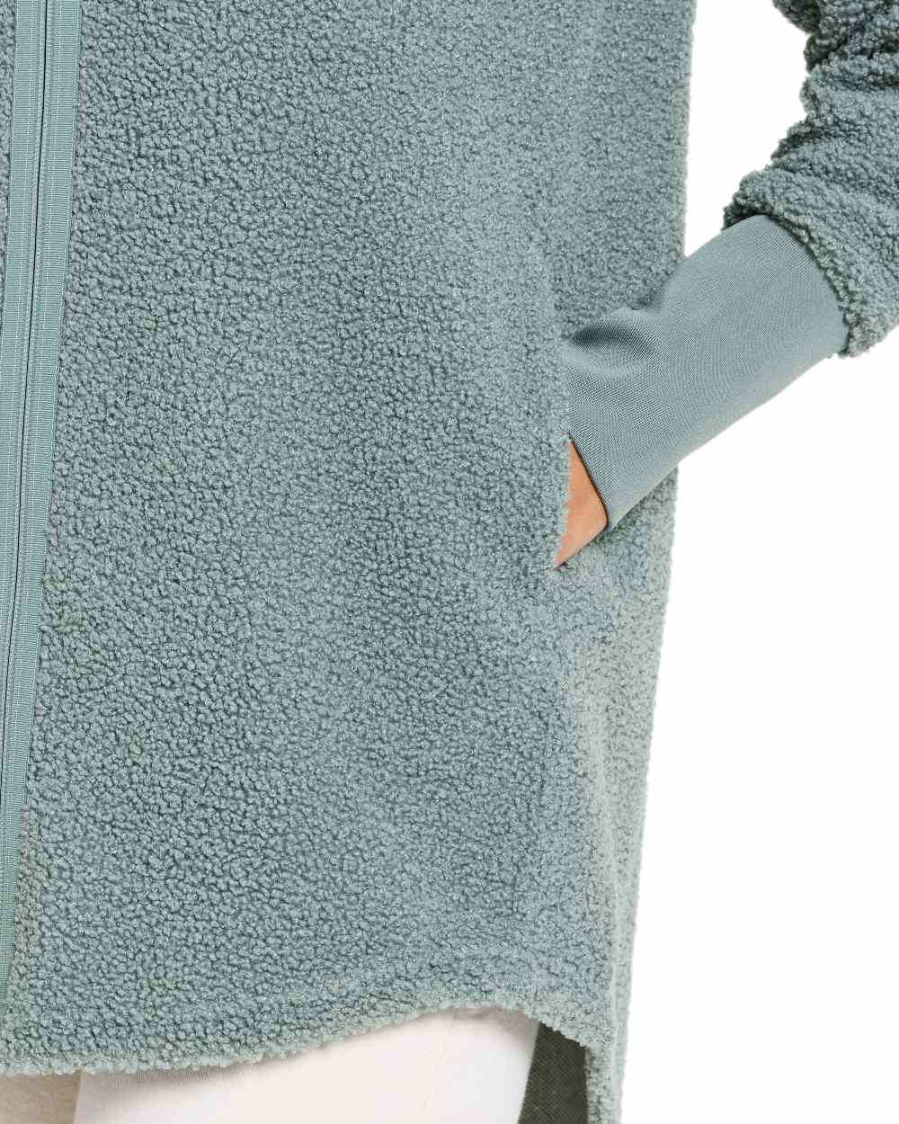 Factory Blue coloured Didriksons Full-Zip Jacket on white background 