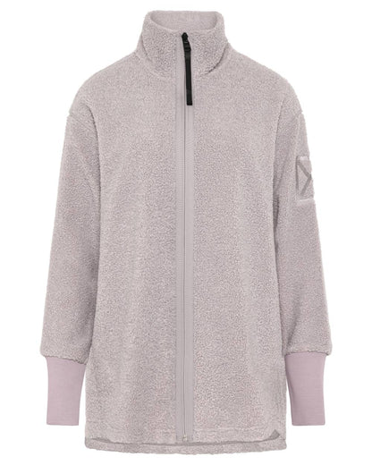 Sunrise Mist coloured Didriksons Sally Full Zip Fleece Jacket 2 on white background 