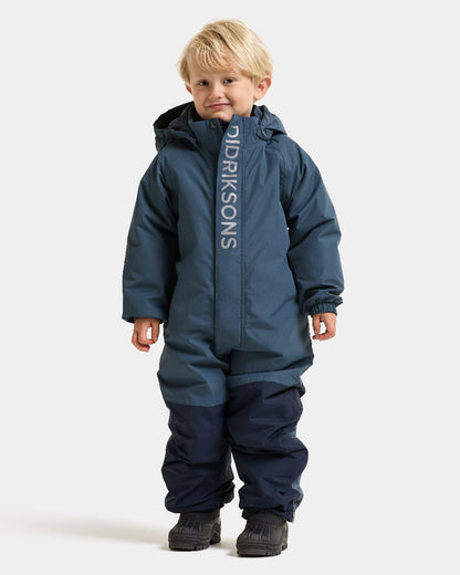 Mountain Blue Coloured Didriksons Talvi Kids Cover 2 On White Background 