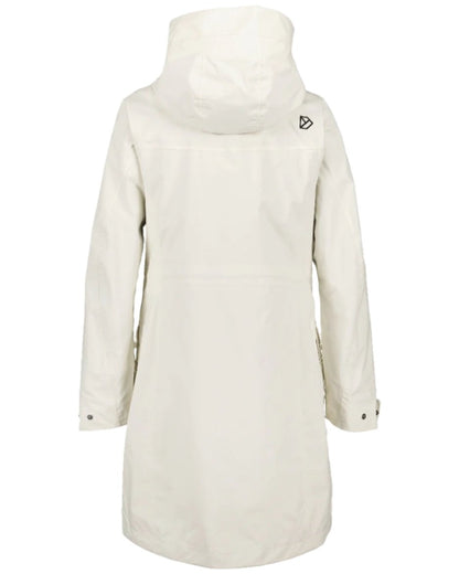 White Foam Coloured Didriksons Thelma Womens Parka 10 on white background 