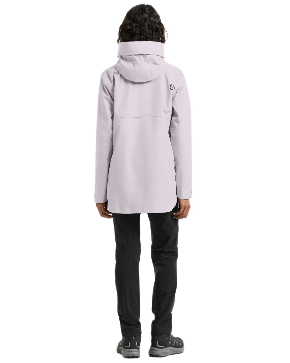 Sunrise Mist coloured Didriksons Tilde Womens Jacket 4 on white background 
